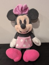 Disney Baby retro grey/pink 14  Minnie Mouse plush