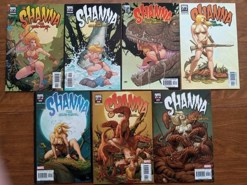 Shanna The She-Devil 1-7 Complete Series 2005 Marvel Knights Frank Cho X-Men