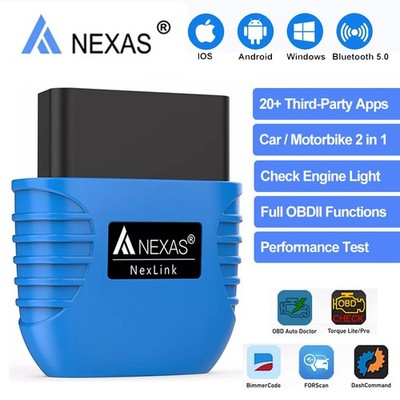 NEXAS NexLink Auto Bluetooth Diagnose-Scanner Code-Reader Motorprüfung DE