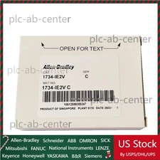 1734-IE2V AB I/O 2 Point Analog Input Module 1734IE2V Factory Sealed US Free Tax