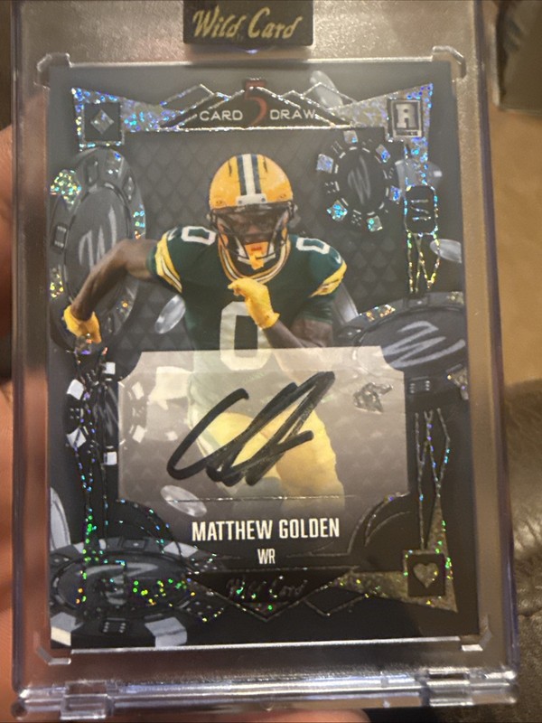 2025 Wild Card 5 Card Draw PRC Matthew Golden Auto 1/1