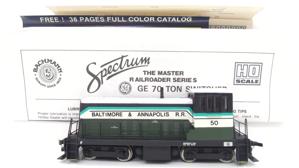 Bachmann Spectrum HO Baltimore Annapolis GE 70 Diesel Switcher Locomotive NEW - Image 2 of 4