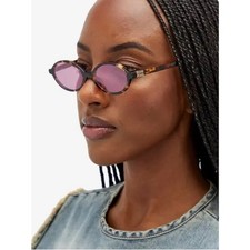 NEW Miu Miu MU04ZSF VAU50D Honey Havana Sunglasses Authentic