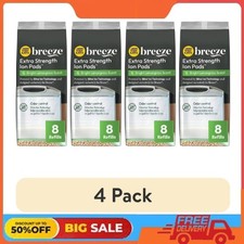  4 pack Purina Tidy Cats Breeze Multi-Cat Extra Strength Ion Cat Litter Box Pad