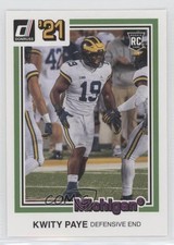 2021 Panini Chronicles Draft Picks Donruss Retro Pink Kwity Paye #30 0il7