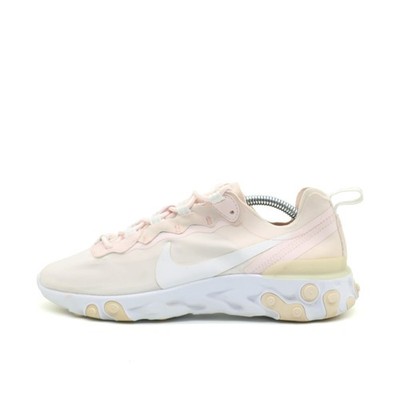 Nike Damen React Element 55 Laufschuhe Rosa Textil Leichtgewicht Sneaker EU 39