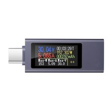 USBC Power Meter Tester Color Screen Digital Multimeter Voltage Current Checker