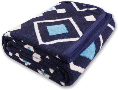Merino Wool Blanket - 87'' X 63'' Thick Warm Soft Large Bed Throw - Great for Camp