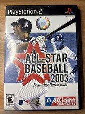 All-Star Baseball 2003 (Sony PlayStation 2, 2002) CIB Tested Working