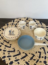 Lot of 8 Vintage American Greeting 1984 Holly Hobbie Plastic Mini Dishes