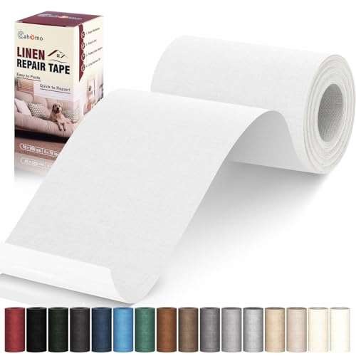 Cahomo Linen Repair Patches 10x200 cm,  Assorted colors , sizes 