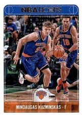 #104 Mindaugas Kuzminskas - New York Knicks - 2017-18 Hoops Basketball
