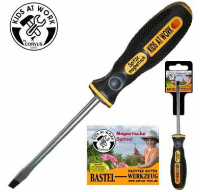 Corvus 600121 Schlitz-Schraubenzieher magnetisch für Kinder Werkzeug NEU