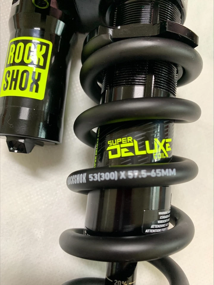 NEW SUPER DELUXE Rear Shock COIL RTR TRUNNION 205X62.5MM 300LB - Image 3 of 4