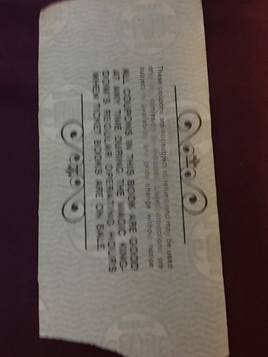 Vintage Disney Tickets - Picture 9 of 16