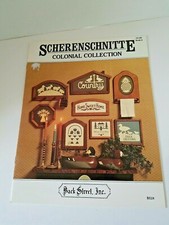 Vintage Scherenschnitte Colonial Collection Craft Book 14 Pages 1985