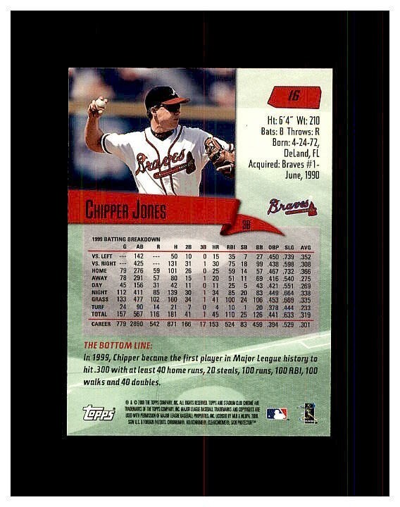 CHIPPER JONES YOU PICK SEE EVERY CARD - Picture 306 of 436