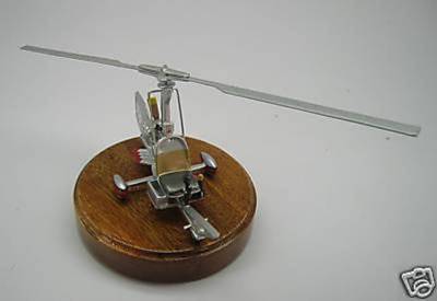 B-8-M Gyrocopter Bensen B8M Autogyro Desk Kiln Wood Model Free Shipping Regular