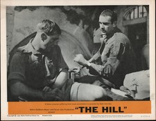 THE HILL original 1965 lobby card SEAN CONNERY 11x14 movie poster
