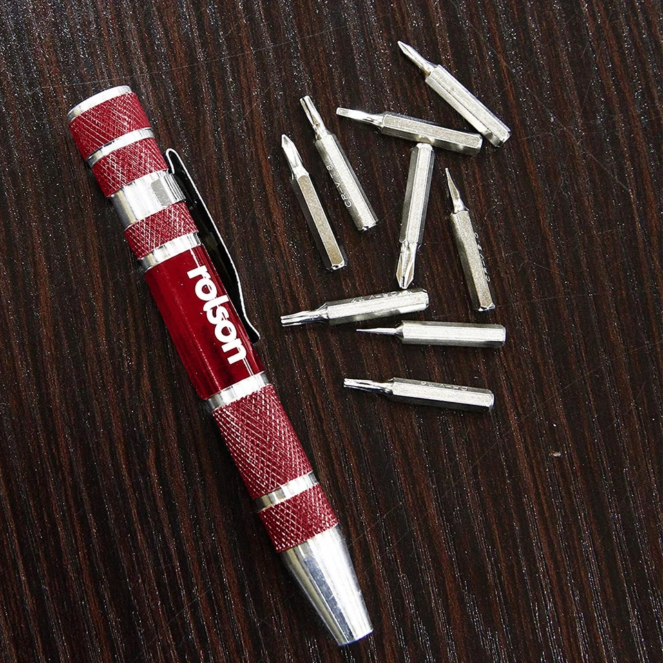 Rolson 9 in 1 Precision Screwdriver Set for DIY Automotive Electronics Glasses - Image 3 of 4