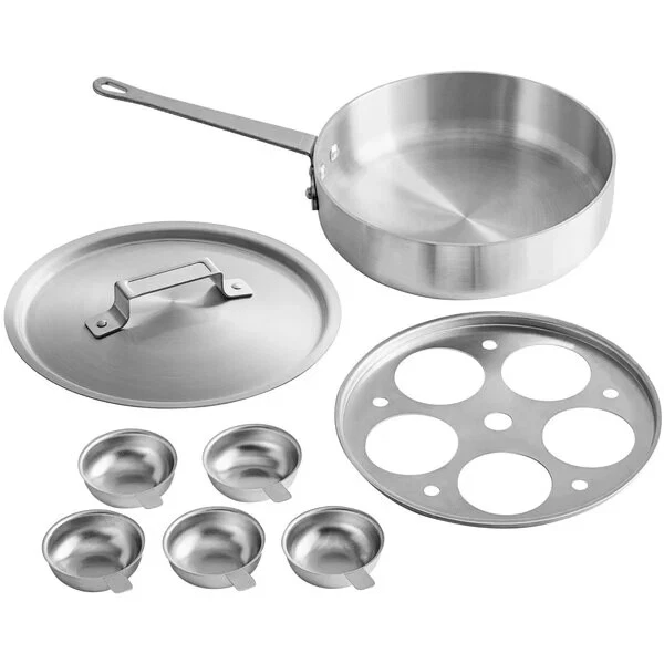 Choice Egg Poacher Set, Cups, Inset, Cover, Saute Pan, (select style below)