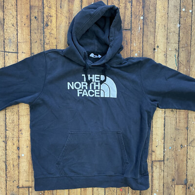 The North Face Men's Half Dome Pullover Hoodie Black Sweatshirt