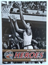 BILL RUSSELL 1 NBA HOOPS HALL OF FAME HEROES 2011-12