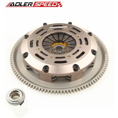 ADLERSPEED Race & Street Clutch Twin Disc Kit For 92-05 HONDA CIVIC D15 D16 D17