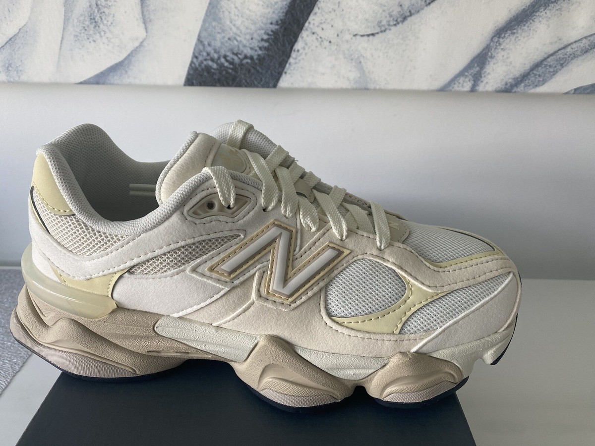 New Balance 9060 White Cream Beige GC9060EK Medium GS Women New