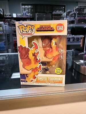 Funko Pop! My Hero Academia Shoto Todoroki Glow GITD #1348 Exclusive W/  Protecto