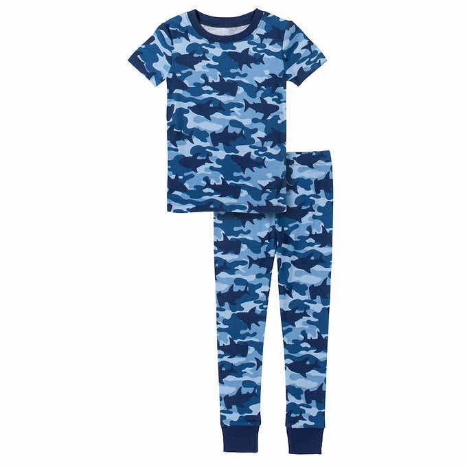 Juego de pijama de algodón de 6 piezas para niños Headquarters 3T nuevo con etiquetas Foto 2 de 4