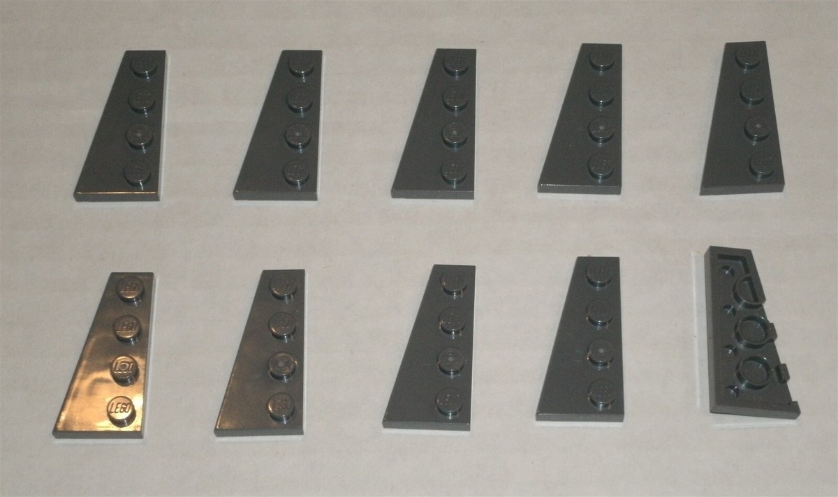 LEGO NEW 2x4 Dark Stone Grey Wing Left (10x) 4210788 Brick 41770