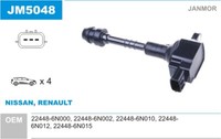 Janmor ZüNdspule ZüNdmodul FüR Nissan Almera II Hatchback 1.5 1.8 Primera