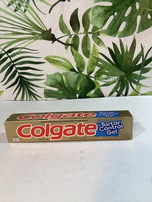 1990’s *Sealed* Colgate Tartar Control Gel Vintage Toothpaste 6.4 Oz ...