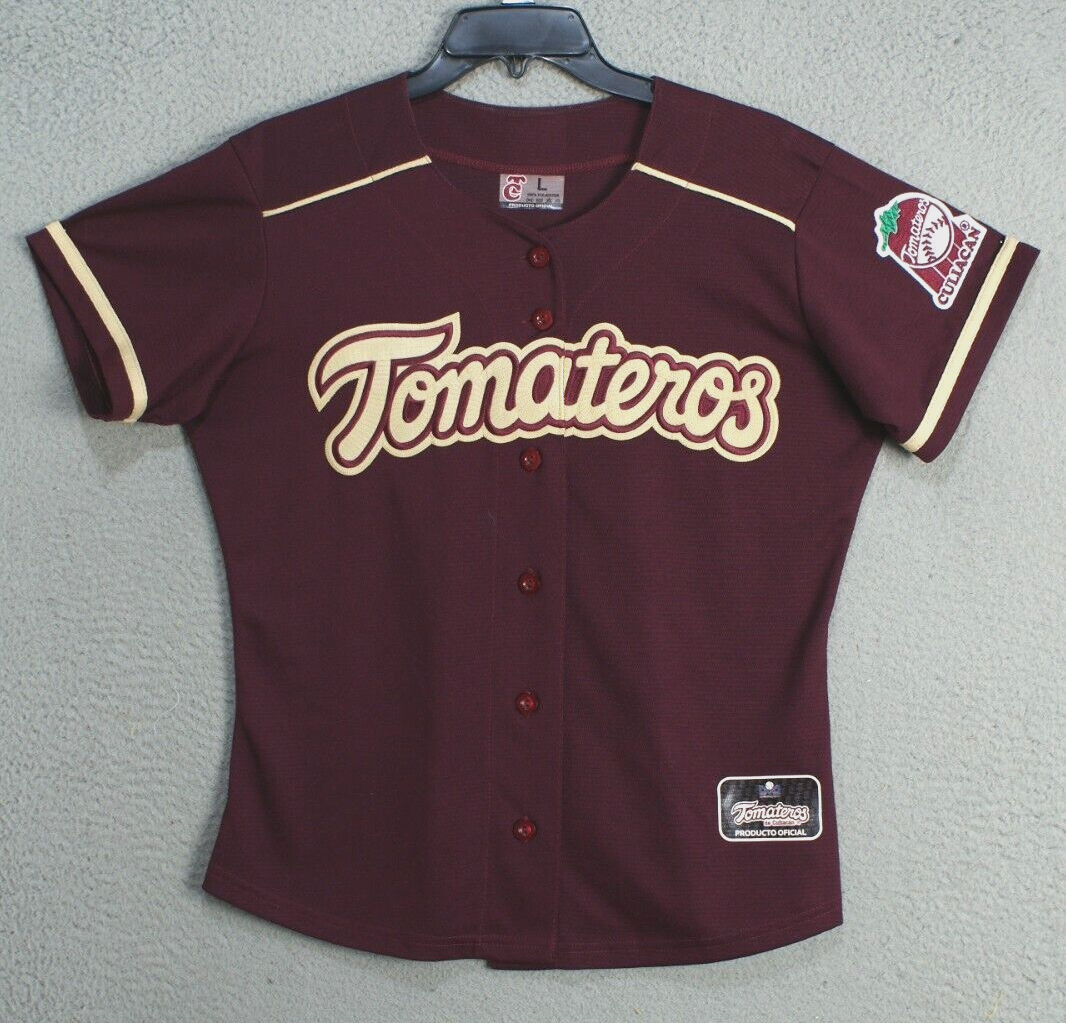 Tomateros Jersey Adult Large Baseball Mexico Producto Oficial Short
