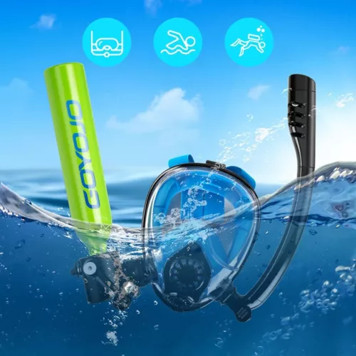 Mini 0.5L Scuba Diving Tank Oxygen Cylinder Underwater Breather&Snorkel Mask - Picture 4 of 7