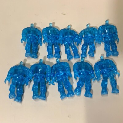 10pcs Mega Construx Halo Clear Blue Captain Cuttter Officer Body Replacement Toy