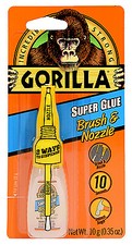 Super Glue, Brush  Nozzle, 10-gm.