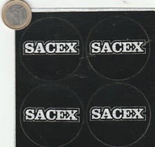 AUTOCOLLANTS.  Automobile. SACEX. Planche de 4