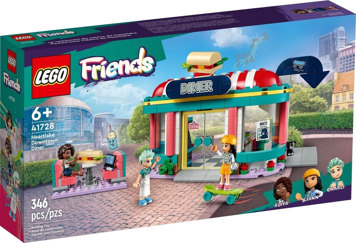 double レコード　セット 41728 HEARTLAKE DOWNTOWN DINER lego friends NEW legos Aliya Liann