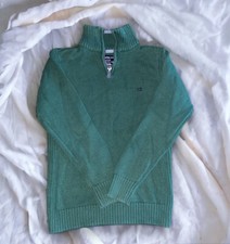 CALVIN KLEIN JEANS BOYS SIZE S GREEN CABLE KNIT SWEATER