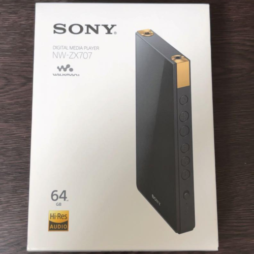 SONY WALKMAN 64GB odtwarzacz audio wysokiej rozdzielczości serii ZX NW-ZX707 czarny - Zdjęcie 1 z 9