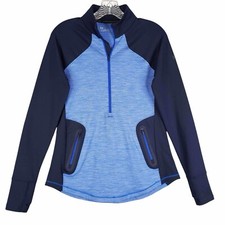 Under Armour Quarter Zip Pullover Womens Medium M Cold Gear Fitted Long Sleeve