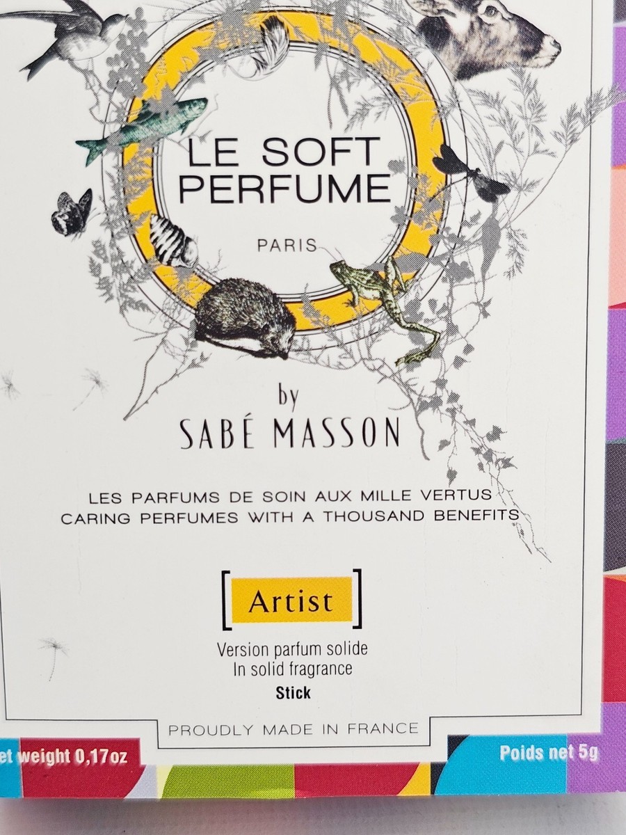 Sabe Masson Le Soft Perfume Paris Artist Parfum Solid Perfume