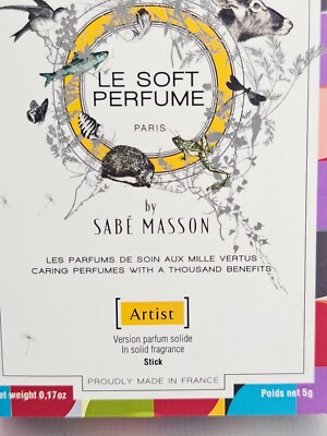 Sabe Masson Le Soft Perfume Paris Artist Parfum Solid Perfume