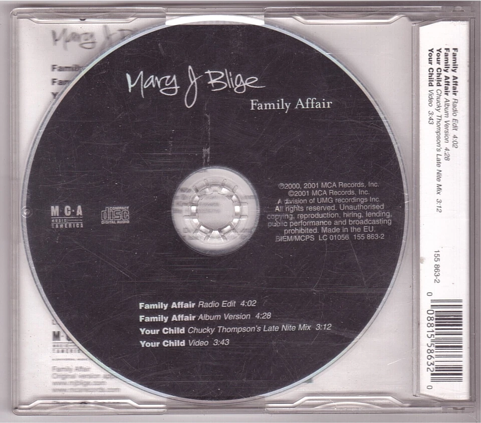 Mary J. Blige - Family Affair (Maxi-CD 2001) - Bild 2 von 2