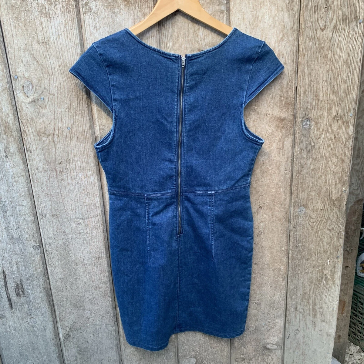 Free people top lia denim dress