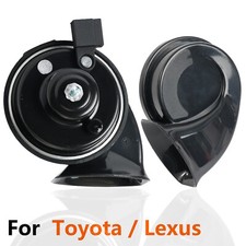 Set of 2, 12V Snail Horns High & Low Tone 400-500Hz Speaker For Toyota Lexus