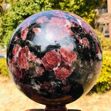 18.63LB Natural Astrophyllite Quartz Crystal"Fireworks Stone"The Ball Heals 685