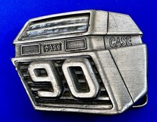Ih Case 90 Tractors Grill Farming Advertising Collector Series 1982 Belt Buckle